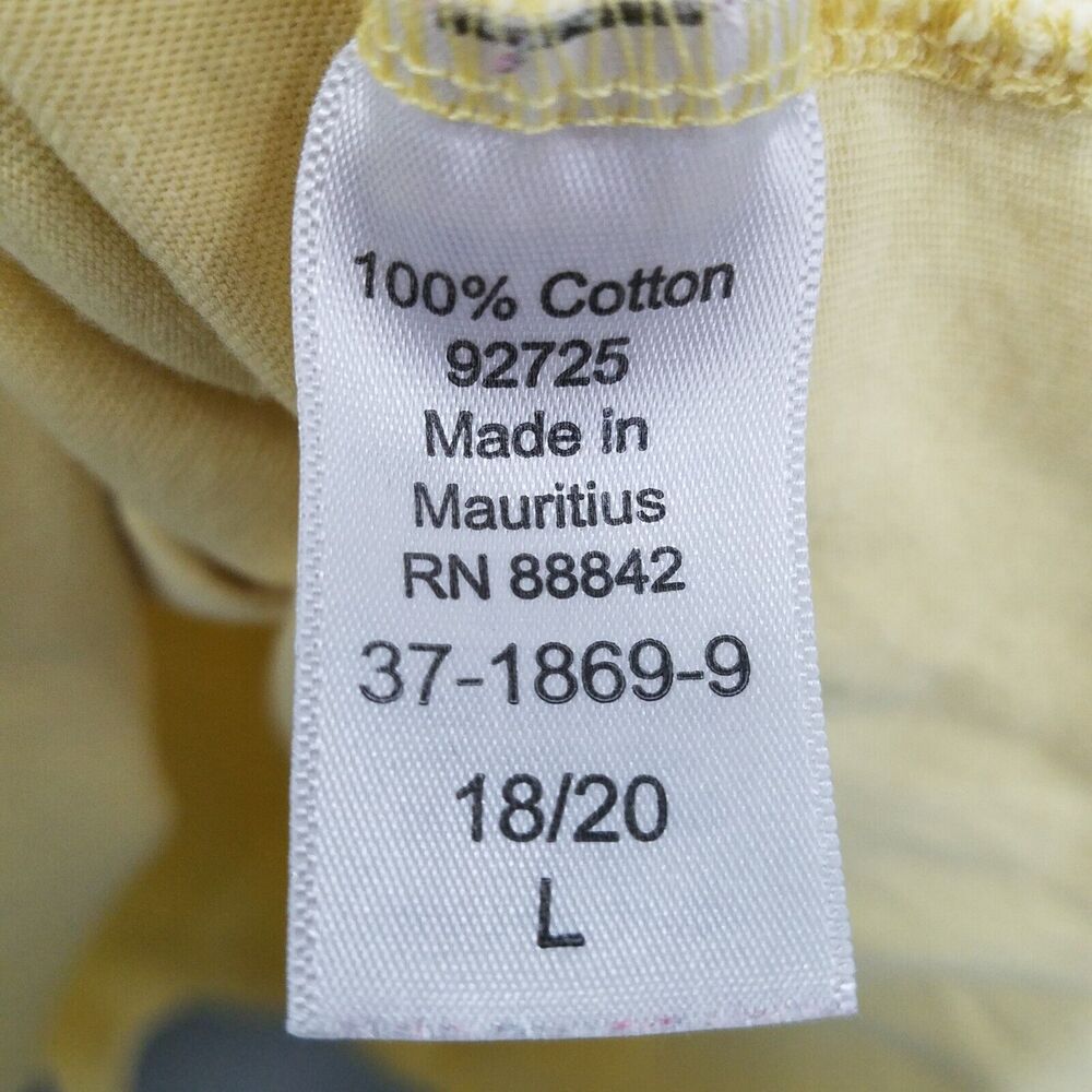 Woman Within Womens Sz L Yellow Solid Short Sleeve T-Shirt - Picture 7 of 10